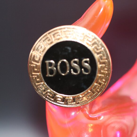 Stretch Boss Ring in Gold Tone - Picture 1 of 4
